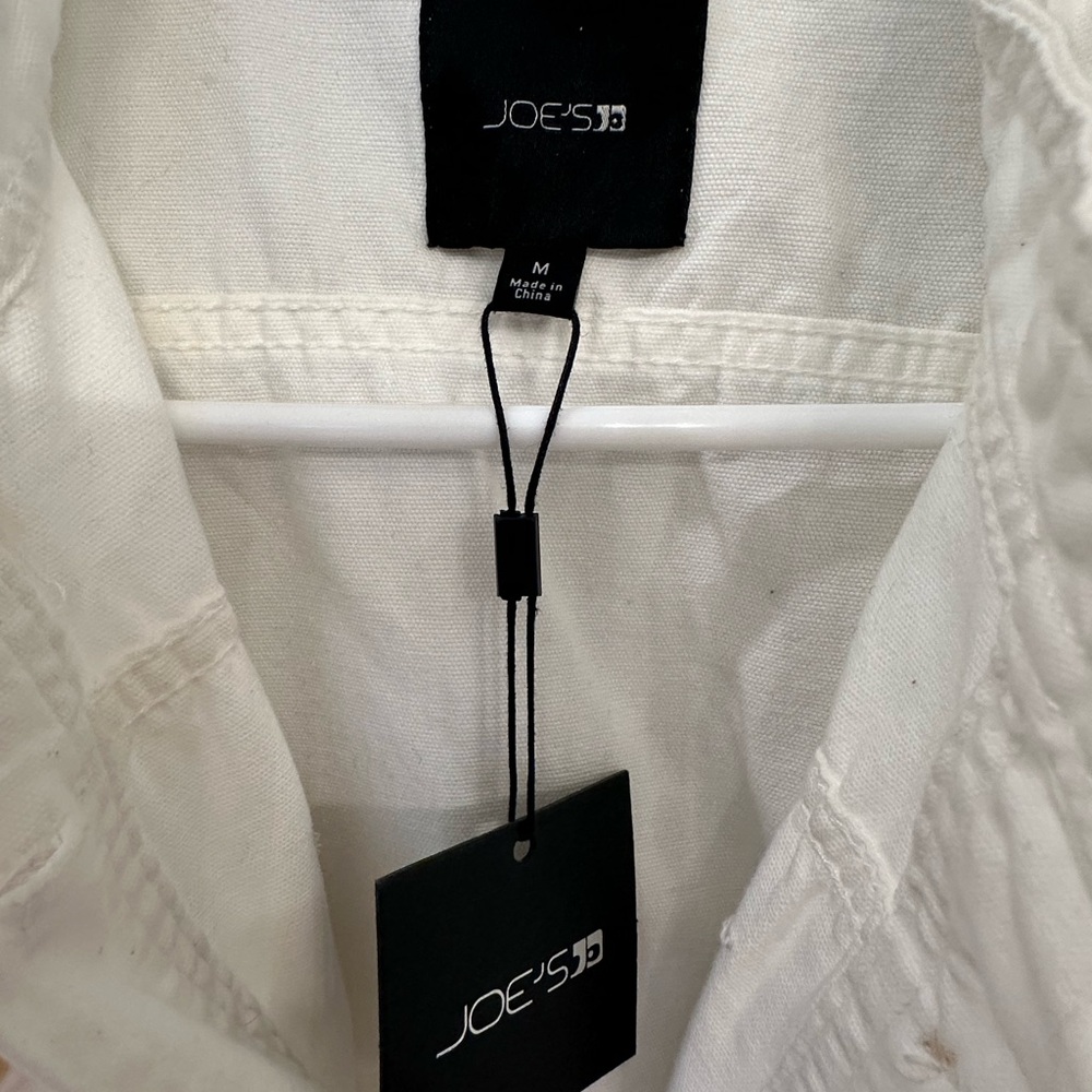 Joe’s Jeans white jacket NWT